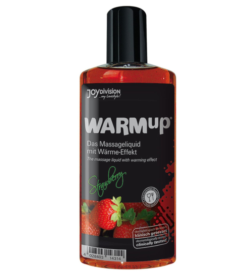 Jedlý zahřívací olej - jahodový