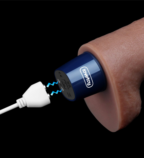 Realistický vibrátor s výraznými žilkami