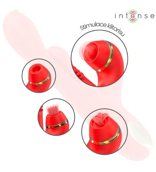 Multifunkční vibrátor s vyměnitelnými nástavci