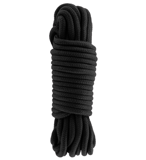 Černé lano pro poutání 10 m