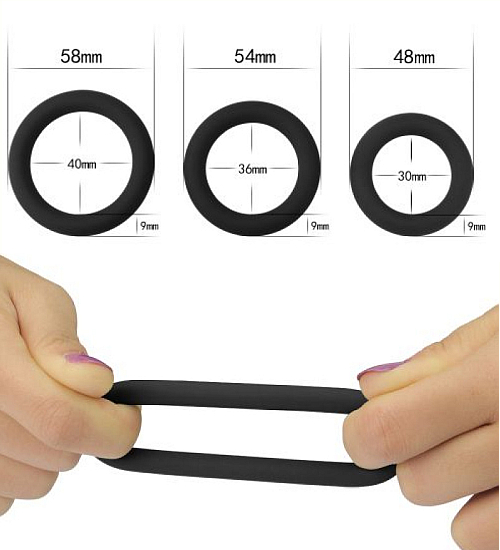 3 erekční kroužky