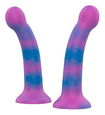 Galaktické silikonové dildo Mythology se třpytkami