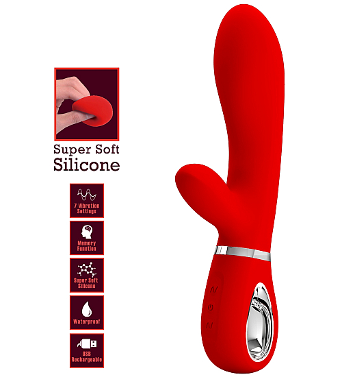 Vibrátor pro bod G potažený silným silikonem