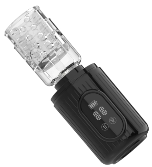 Automatický masturbátor 3v1 sání, klouzání a otáčení