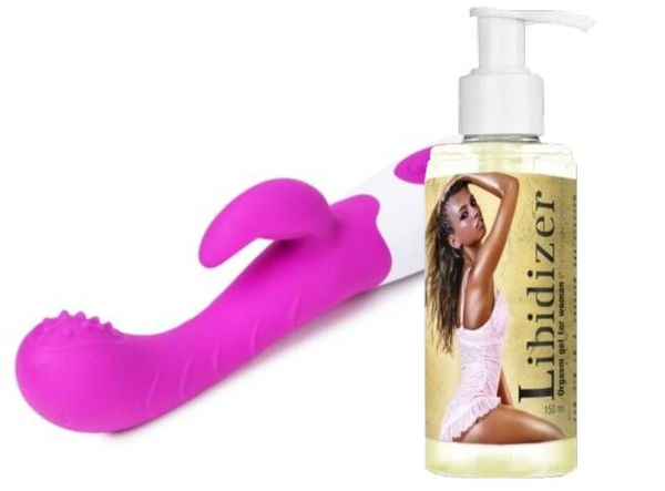 Oblíbená sada vibrátorů s hlubokou fantazií + gel pro zvýšení pocitu libidizéru