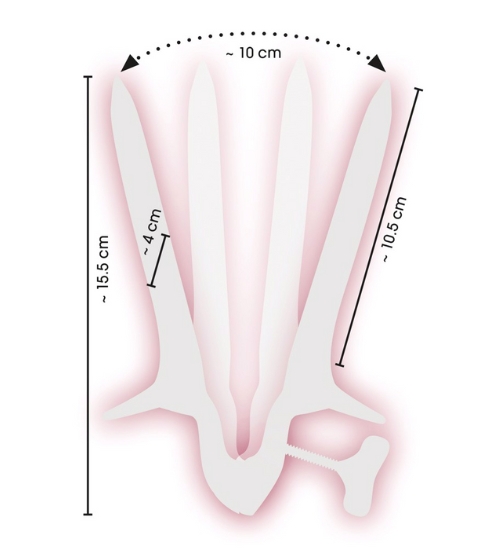 Kovové vaginálně-anální spekulum