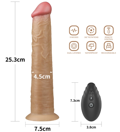 Moderní dálkově ovládané dildo