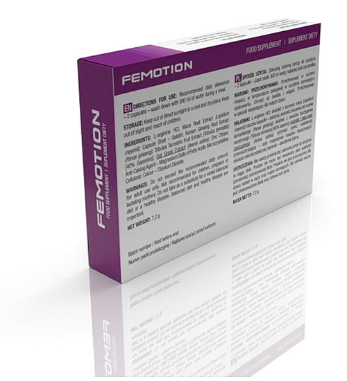 Femotion - kapsle, které zvyšují ženské pocity