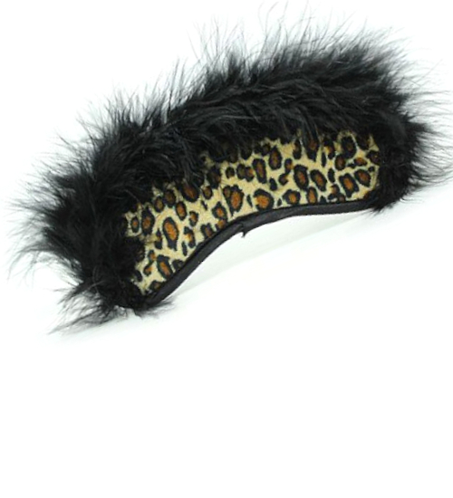 Elegantní maska na oči s leopardím potiskem