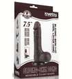 Tmavé dildo s přísavkou