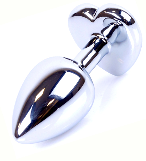 Stříbrný špunt se srdcem