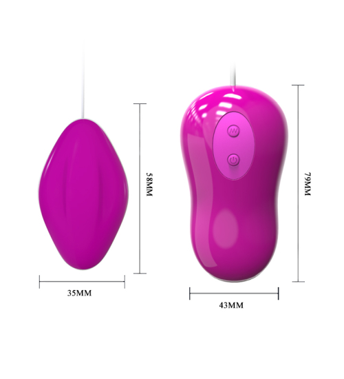 Vibrační vajíčko s dálkovým ovládáním - extrémní vibrace!