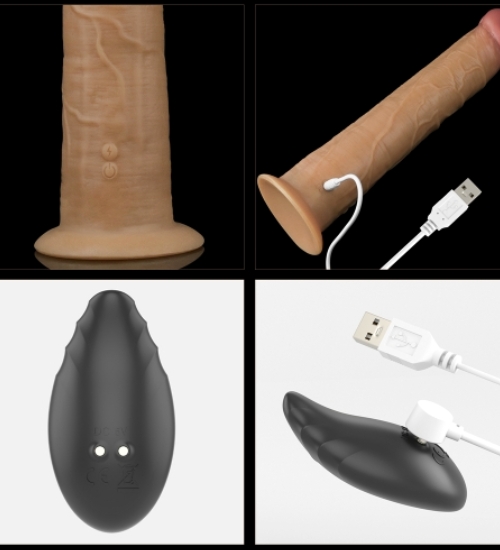Moderní dálkově ovládané dildo