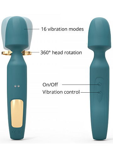Vibrační hůlka se dvěma hroty
