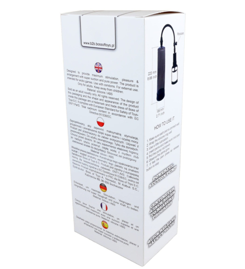 Černá pumpa na penis