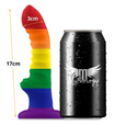 Duhové dildo Mythology s výstupky