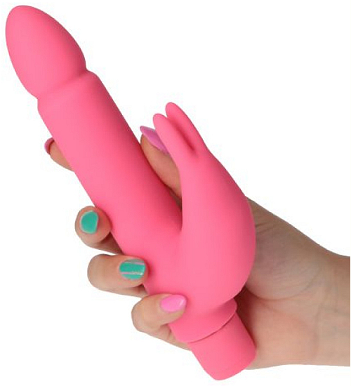 Silikonový růžový zajíček