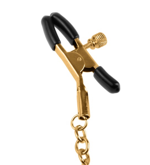 Klipsy na bradavky gold chain
