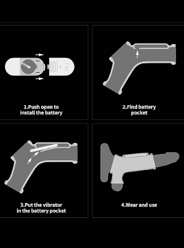 Žebrovaná podložka pod penis a varlata