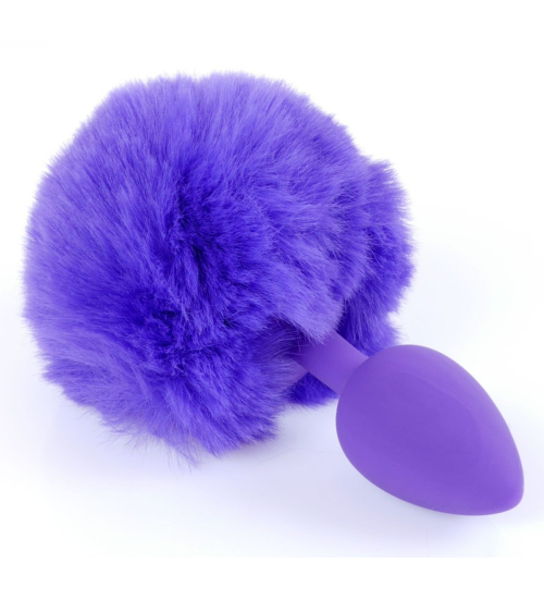 Fialový korek s bambulí