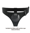 Postroj s popruhem - Harness Briefs Black