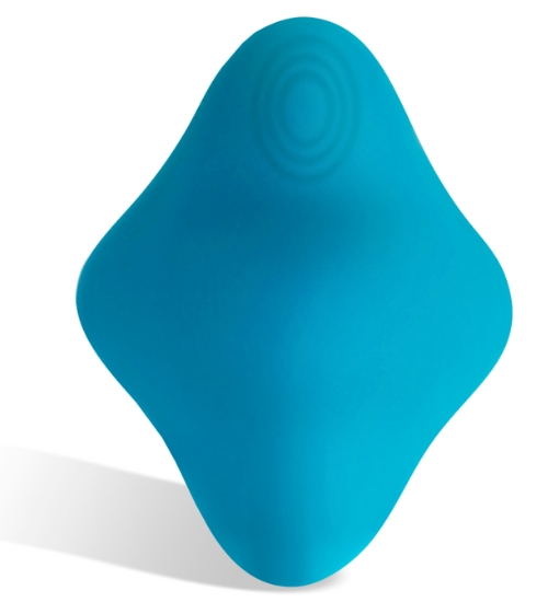 Tyrkysový kalhotkový vibrátor s dálkovým ovládáním