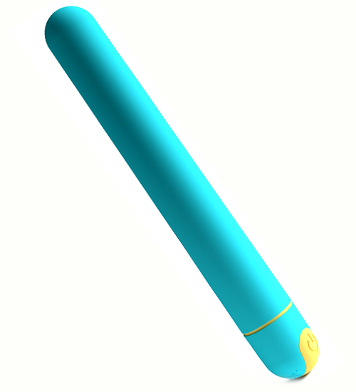 Voděodolný klasický vibrátor s USB nabíjením
