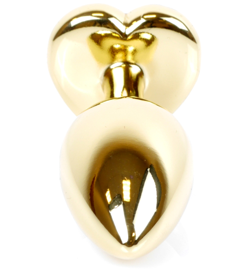 Zlatý kolík s fialovým srdcem
