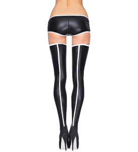 Punčochy s bílými vložkami