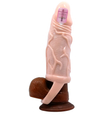Vibrační návlek na penis – prodloužení o 4 cm