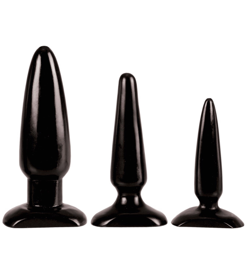 Tři gelové anální kolíky Colt