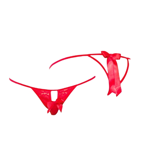 Skromná tanga s rozparkem