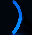 Dlouhé dvojité luminiscenční dildo