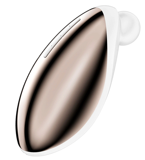 Bílý masážní přístroj na klitoris