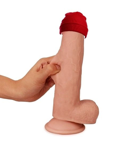 Dildo s pružnou kůží