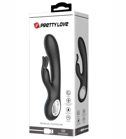 Černý zajíček s rukojetí