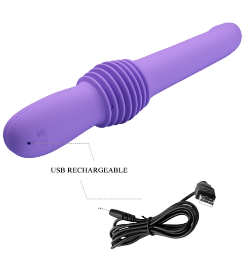 Fialový vibrátor s vratným pohybem