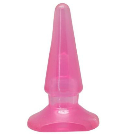 Růžový gelový anální kolík