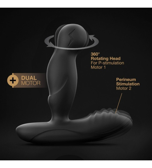 Vyhřívaný masážní přístroj na prostatu s rotací - Dorcel