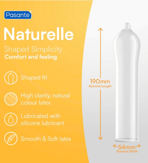 Kondomy Pasante Naturelle - 3 ks