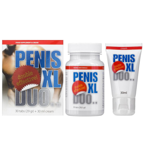 Sada Penis XL Duo Pack tablety a krém