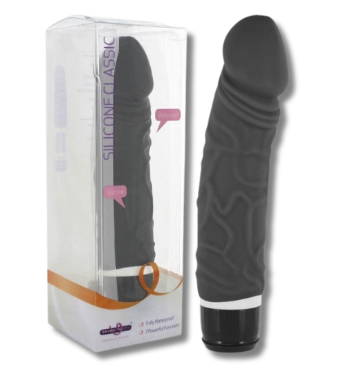 Black Vibrator - 7 vibrací, pulsací