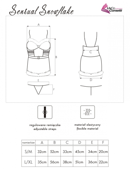Sexy tričko Snowflake