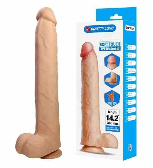 Pretty Love Dany – realistické dildo 14,2\"