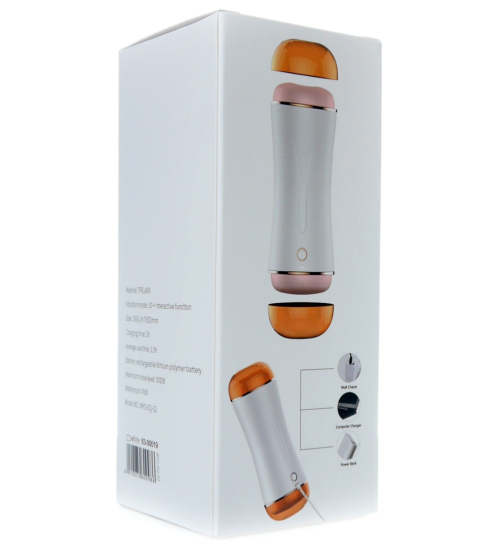 Oboustranný masturbátor s vibracemi