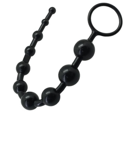 Černé anální korálky