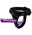 Fialový dvojitý strapon pro ženy