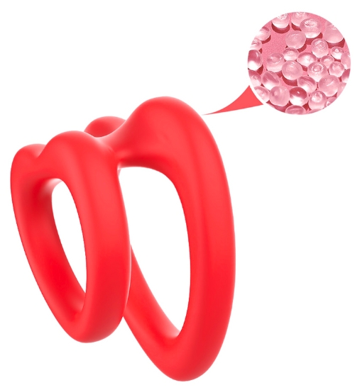 Dvojitý prsten se srdcem