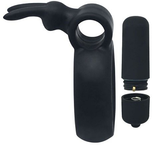 Černý vibrační králíček