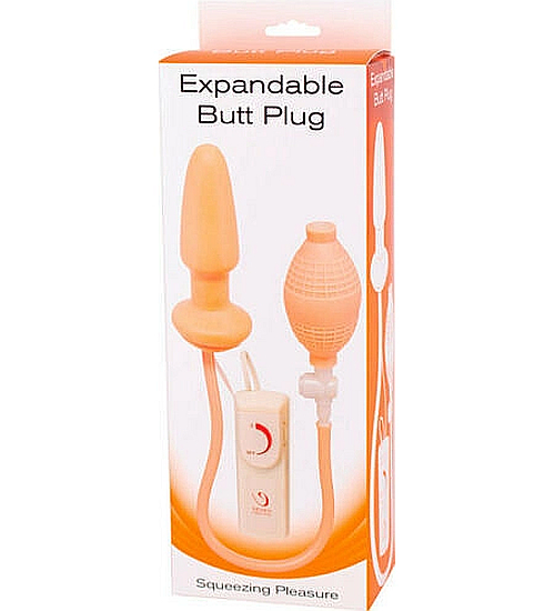 Nafukovací anální vibrátor